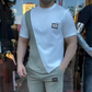 Lässiges Set mit Rundhalstop und Hose für Herren