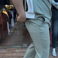 Lässiges Set mit Rundhalstop und Hose für Herren