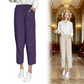 Damen Casual Straight Cropped Pants
