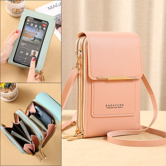 👜 60% RABATT! 📱 Touchscreen-Messengertasche für Damen – Handy-Ladefach, Diebstahlsicher & Wasserdicht ✨