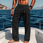 👖 LIMITED-TIME 50% RABATT! ✨ Herren Leinenhosen – Lockere Passform, Atmungsaktiv, Verstellbar ✨