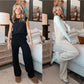 Lässiges ärmelloses Damen-Top und Hosen-Set