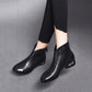 Damen-Stiefel aus PU-Leder mit Fleecefutter