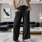 Damen bequeme Weitbeinhose mit elastischem Bund