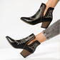 Damenmode Spitz zulaufende Stiefeletten
