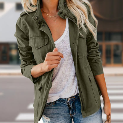 Damen-Freizeitjacke mit mehreren Taschen