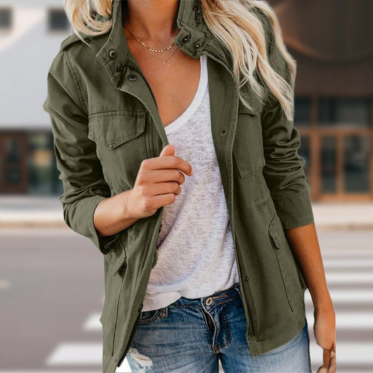Damen-Freizeitjacke mit mehreren Taschen