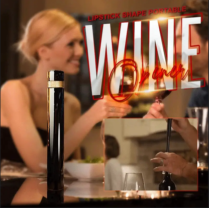 🍷Tragbarer Weinöffner in Lippenstiftform