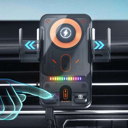 🔥HEISSER VERKAUF 50 % RABATT🎁⚡Über 50.000 verkauft! 📱Intelligente 2-in-1 Auto-Drehbare Handyhalterung & Kabelloses Ladegerät⚡
