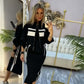 ❄️LETZTER TAG – 57% RABATT 💖 Damen-Set aus Stehkragenjacke und Kleid