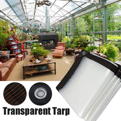 🛡️⏰ NUR HEUTE: -50% 🔥 Hochbelastbare transparente Plane – wasserdicht, UV-beständig & isolierend ⛈️✨