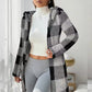 🍂🧥Karierte Kapuzenjacke für Damen mit Reißverschluss✈Versandkostenfrei