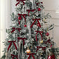 🎉Elegante Weihnachtsband-Schleife als Christbaumschmuck