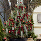 🎉Elegante Weihnachtsband-Schleife als Christbaumschmuck