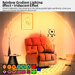 📢📢50 % Rabatt!!!🎅USB-Aufladbares LED-Nachtlicht mit Bewegungssensor, RGB-Farbverlauf Umgebungslicht, Dimmbare Indoor-Leuchte, Magnetische Schrittlampe für Eingangsbereich, Nachttisch, Schreibtisch, Schrank