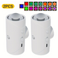 📢📢50 % Rabatt!!!🎅USB-Aufladbares LED-Nachtlicht mit Bewegungssensor, RGB-Farbverlauf Umgebungslicht, Dimmbare Indoor-Leuchte, Magnetische Schrittlampe für Eingangsbereich, Nachttisch, Schreibtisch, Schrank