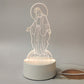 🎅 Das perfekte Weihnachtsgeschenk – Bis zu 49 % Rabatt 🙏 Inspirierende LED-Nachtlampe aus Acryl mit religiösem Motiv ✝️ Gebetslampe für Jungfrauen