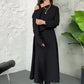 🔥Neuheiten Sonderangebot💃 2-teiliges Strick-Outfit für Damen: Midikleid mit Spaghettiträgern und bauchfreies Oberteil