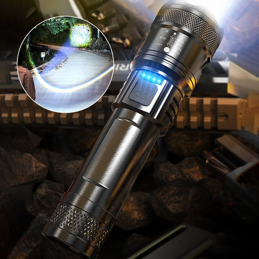 🔦☀️Ultimale Kompakttaschenlampe🌟🌟7.500 Lumen & 4.900m Reichweite