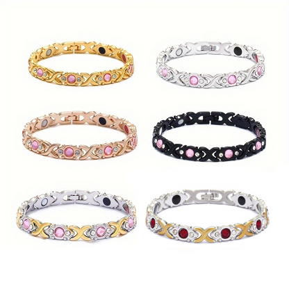 📢📢50 % RABATT!!! 📿💎 Damen-Kristallarmband – Verstellbar & elegant für jeden Anlass