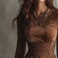Damen elegantes Kleid mit Taillenraffung