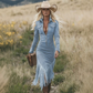 Retro-Midi-Kleid für Damen mit Reißverschluss und Quaste