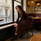 Women's Elegant Ribbed Top Maxi Dress