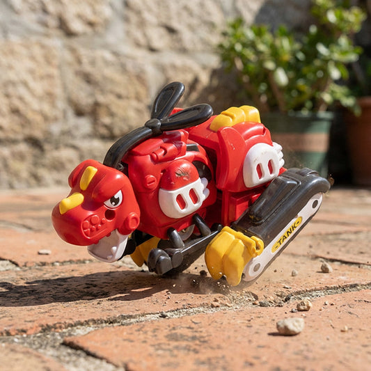 2-in-1 Transformierbares Dinosaurier-Auto-Spielzeug