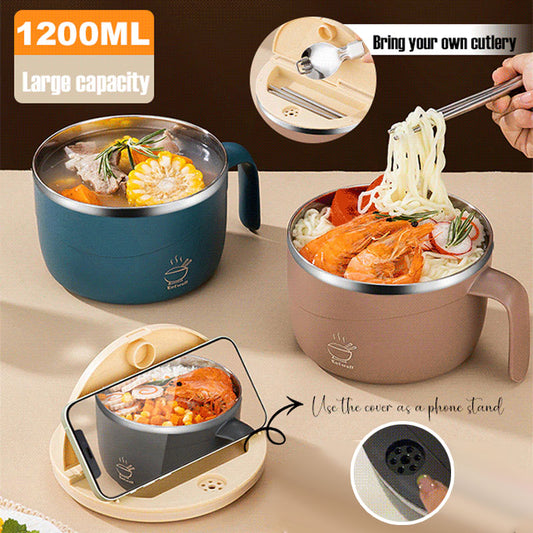 ⏰Letzte 4 Stunden Angebot: 55 % sparen🔥304 Edelstahl isolierte Ramen-Schüssel