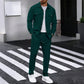 🏃‍♀️ Es wird im Akkord weggeschnappt – zögern Sie nicht！🔥Herren-Set aus Waffel-Button-Down-Jacke und Hose