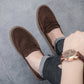Herren Slipper in Wildleder-Optik mit dicker Sohle