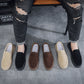 Herren Slipper in Wildleder-Optik mit dicker Sohle