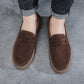 Herren Slipper in Wildleder-Optik mit dicker Sohle