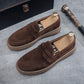 Herren Slipper in Wildleder-Optik mit dicker Sohle