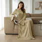 Retro-Maxikleid mit Glockenärmeln für Damen