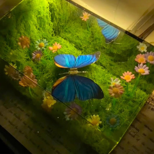 DIY Schmetterling Nachtlicht Bausatz mit Unendlichkeitsspiegel-Effekt