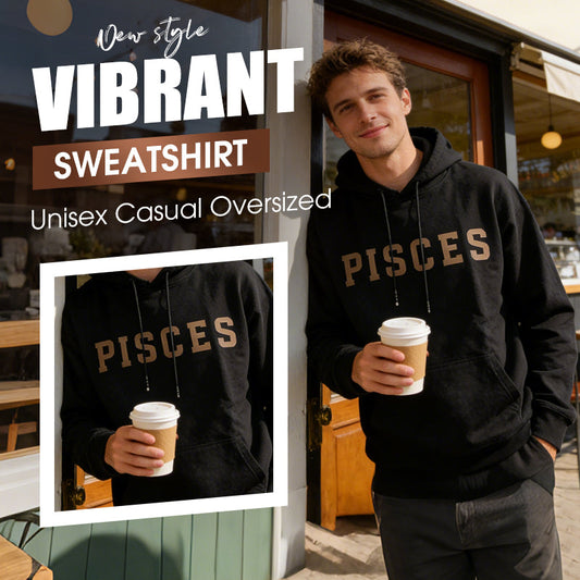 Unisex-Freizeit-Sweatshirt in Oversize-Passform und schwerem Stoff