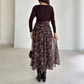 Bohemian Style Flowy Rock und Oberteil Set