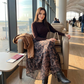 Bohemian Style Flowy Rock und Oberteil Set