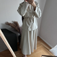 Elegantes zweiteiliges Rock-Set mit Taillengürtel