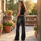 💎👖 Jetzt im Trend – Retro-Flare-Jeans mit Taschen – stylisch und bequem