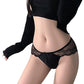 Sexy Damen Slip aus Satin und Spitze