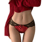 Sexy Damen Slip aus Satin und Spitze