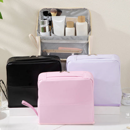 Kosmetiktasche mit Tragegriff – Groß & praktisch, ideal für Reisen & Makeup-Organisation 💄👜