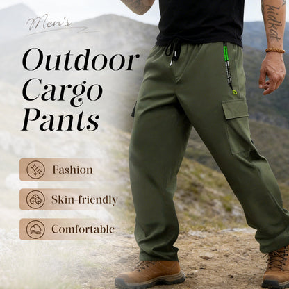 👖 66% RABATT! 💎 Herren Outdoor-Cargohose – Atmungsaktiv & Vielseitige Taschen – Robustes Material, Ganztagskomfort & Inkl. Gratis T-Shirt 🎁