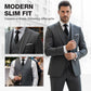 👔 JETZT 62 % RABATT! 🕴️ Slim-Fit Herren-Anzug, 3-teilig – Perfekte Passform, hochwertiger Stoff & ideal für formelle Anlässe 🤵