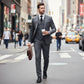 👔 JETZT 62 % RABATT! 🕴️ Slim-Fit Herren-Anzug, 3-teilig – Perfekte Passform, hochwertiger Stoff & ideal für formelle Anlässe 🤵