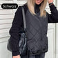 🔥Solange der Vorrat reicht 50% Rabatt!🎉Gestrickte Patchwork-Pufferjacke für Damen