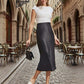 Klassischer, eleganter Damenrock mit hohem Bund