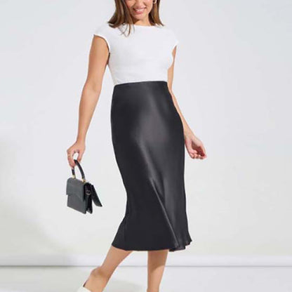 Klassischer, eleganter Damenrock mit hohem Bund